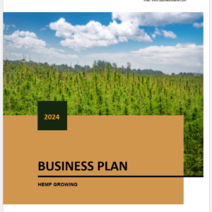 Hemp Cultivation Business Plan Template
